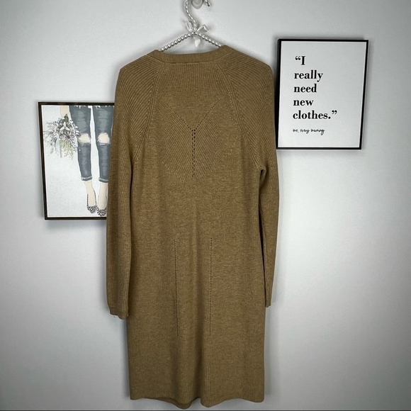CAbi TAN DUSTER CARDIGAN EUC SZ M - Picture 9 of 12